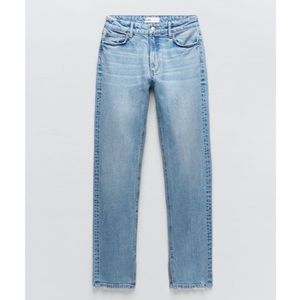 NWT, Zara, size 26 (US 2), split hem jeans